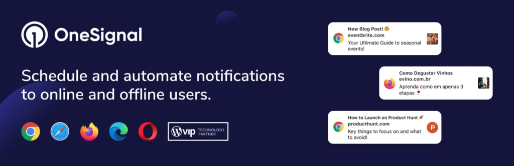 OneSignal – Web Push Notifications