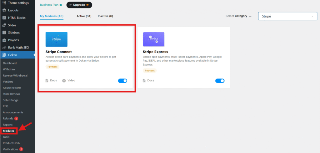 Building Your WordPress Multi-Vendor Marketplace: The Ultimate Dokan Guide 12 Dokan Stripe Module