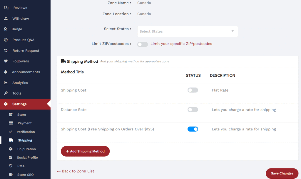 Dokan Free vs Dokan Pro: Features, Benefits, and When to Upgrade 5 Dokan Vendor Zone Wise Shipping