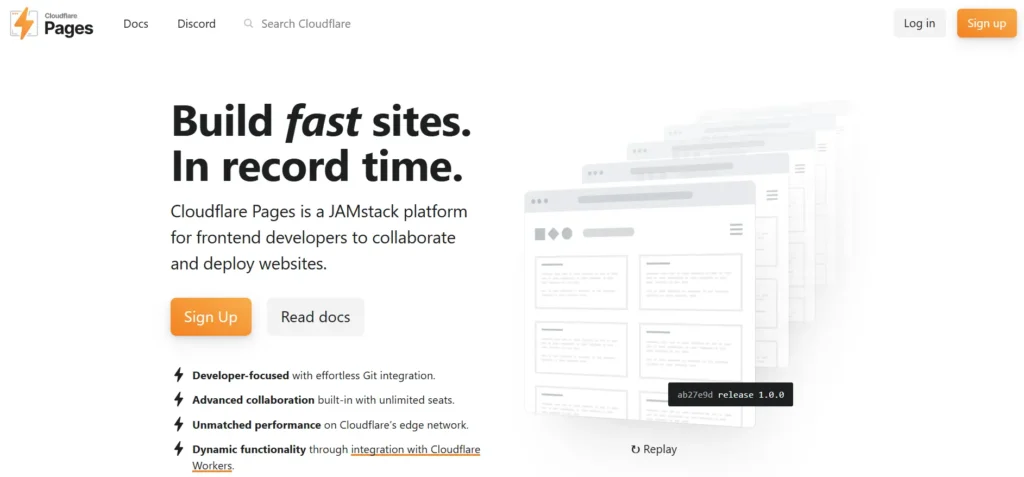 Cloudflare Pages for wordpress site hosting