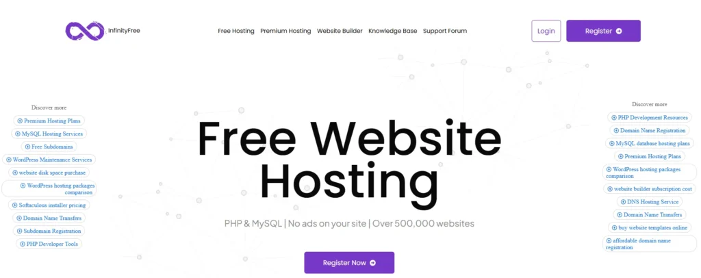 InfinityFree WordPress Hosting